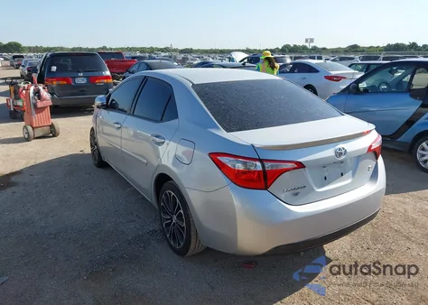 2014 Toyota Corolla S Plus from USA, damaged, VIN 5YFBURHE7EP101079